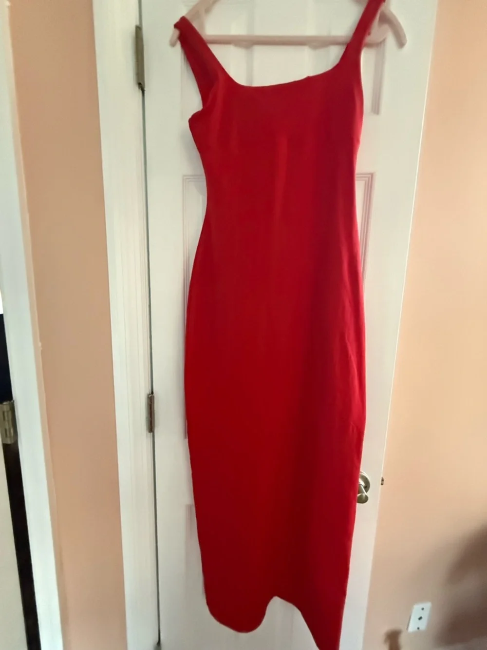Fabletics PureLuxe Maxi Dress - Heated Red Size S Small - Picture 5 of 5